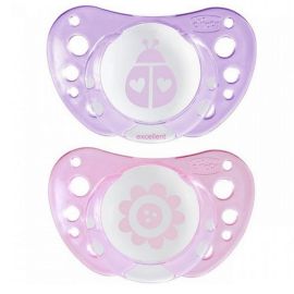 Suzeta Chicco s. Physio Air, forma anat., 0-6 luni, 2buc, roz