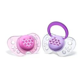 Suzeta Chicco s. Physio Air, forma anat., 6-16 luni, 2buc, roz