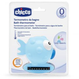 Termometru de baie Chicco, forma de peste, Blue, 0luni+