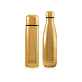 Termos lichide myBaby@me 500 ml Gold (set de 2 termosuri) Miniland