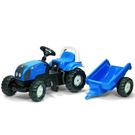Tractor Cu Pedale Si Remorca ROLLY TOYS 011841 Albastru