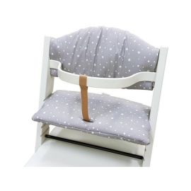 Set pernute pentru scaun masa Treppy Stars Gray