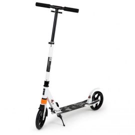 Trotineta din aluminiu ECOTOYS CS008, pliabila, alba