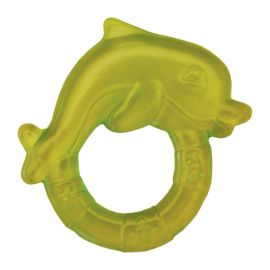 Inel de dentitie cu gel 3L+ Delfin verde Sunny baby