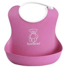 BabyBjorn - Bavetica moale Soft Bib Pink
