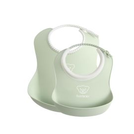 BabyBjorn Set 2 bavete – Baby Feeding Set Powder green