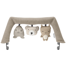 BabyBjorn - Bara de jucarii Soft Toys Neutrals – pentru balansoarele BabyBjorn