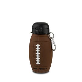 Sticla de apa din silicon, Nava We care, 700 ml, minge rugby