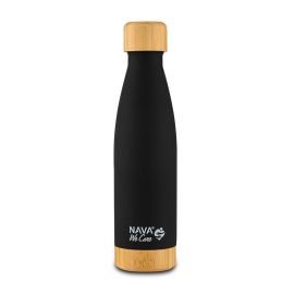 Sticla termoizolanta bambus calatorii Nava 500 ml negru