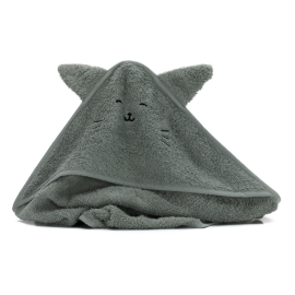 Prosop brodat Pisica, green , 75x75cm. Fillikid