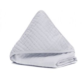 Prosop-pled din muselina, light grey, 75x75cm. Fillikid