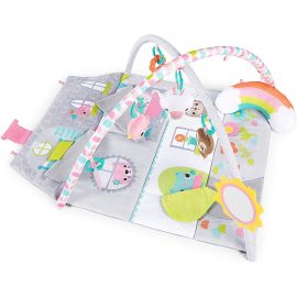 Bright Starts - Salteluta de activitati & Casuta de papusi Floors of Fun