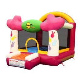 Saltea gonflabila profesionala Party cu tobogan si spatiu pentru sarituri