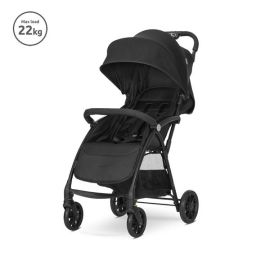 Carucior pentru nou-nascut, Fresh, ultra-light, pana la 22 kg, Black Pearl