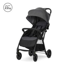 Carucior pentru nou-nascut, Fresh, ultra-light, pana la 22 kg, Grey Icy