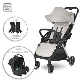 Carucior pentru nou-nascut autofold Loret, ultra-light, pana la 22 kg, Grey