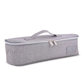 Geanta termica pentru mancare Avy, 3 compartimente detasabile, 33x11x10 cm, Gri
