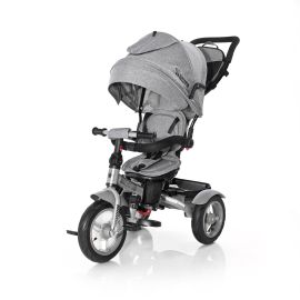 Tricicleta multifunctionala 4in1, Neo Air, roti mari cu camera, Grey Luxe New