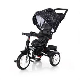 Tricicleta multifunctionala 4in1, Neo Air, Black Crowns New