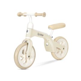 Bicicleta de tranzitie pentru copii, Spider, fara pedale, roti mari, Beige
