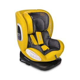 Scaun auto Phoenix, i-Size, Isofix, rotativ, de la 0 luni pana la 12 ani, 40-150 cm, Galben cu Negru