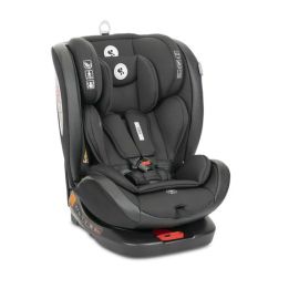 Scaun auto pentru copii, Ares, i-Size, Isofix, anti rebound bar, rotativ, 40-150 cm, 0 luni-12 ani, Black