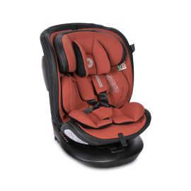 Scaun auto, Aviator, i-Size isofix, cu baza rotativa 360 grade, de la 0 luni pana la 12 ani, 40-150 cm, Ginger