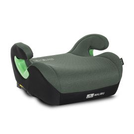 Inaltator auto pentru copii, Malibu, Isofix, 6-12 Ani, 125-150 cm, cu conectori pentru ghidaj, Green