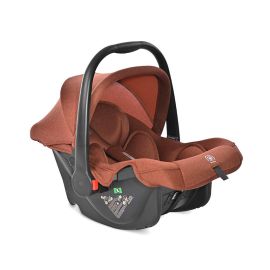 Scoica auto pentru copii Joy, de la 0 luni pana la 15 luni, 40-85 cm, copertina pliabila, maner de transport, Ginger