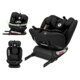 Scaun auto pentru copii, Capella, i-Size, Isofix, rotativ 360 grade, 0 luni-12 ani, 40-150 cm, Black