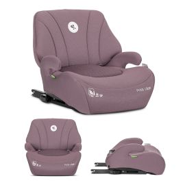 Inaltator auto pentru copii, Pyxis, i-Size, Isofix, tip booster cu spatar detasabil, 6-12 ani, 125-150 cm, Pink