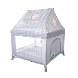 Tarc de joaca tip casuta, My Place, 100 x 100 x 125 cm, Grey