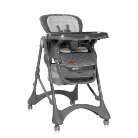 Scaun de masa Appetito, reglabil pe inaltime, spatar reglabil, Gri
