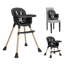 Scaun inalt de masa, Lorelli, Vanilla, 3 in 1, de la 6 luni pana la 6 ani (26kg), Black