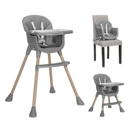 Scaun inalt de masa, Vanilla, 3 in 1, de la 6 luni pana la 6 ani (26kg), Grey