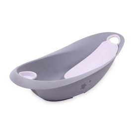 Set cadita cu reductor si suport accesorii, detasabile, Luxe Stars Grey
