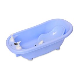 Set cadita 88 cm cu termometru, reductor si accesorii, Blue