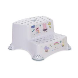 Inaltator dublu pentru baie, antiderapant, Disney, Peppa Nordic White