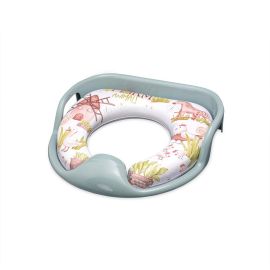 Reductor moale pentru toaleta, cu manere, model universal, Farm Green
