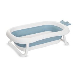 Cadita pliabila pentru bebelusi, 83 cm, cu dop de scurgere, Royal, Nordic Blue
