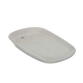 Saltea de infasat din spuma poliuretanica moale, Lulu, suprafata gradata, antialunecare, impermeabila, 43 x 10 x 68 cm, Grey