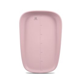 Saltea de infasat din spuma poliuretanica moale, Lulu, suprafata gradata, antialunecare, impermeabila, 43 x 10 x 68 cm, Pink