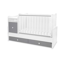 Mobilier multifunctional, Trend Plus, 167 x 72 x 105 cm, transformabil, Trio White Stone Grey