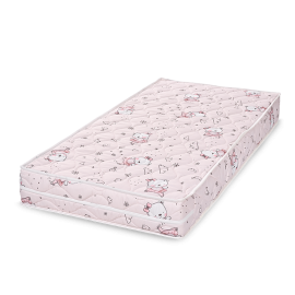 Saltea pat, Relax, 60 x 120 x 12 cm, spuma elastica, Pink Ballerina Bear