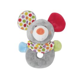 Jucarie de plus, Soricel, 11 cm, zornaitor, 0 luni+