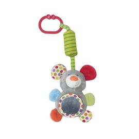 Jucarie de plus, Soricel, 13 cm, clopotel, cu oglinda, 0 luni+