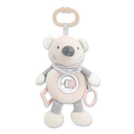 Jucarie de plus, de activitate, Ursulet beige, 24 cm, 0 luni+