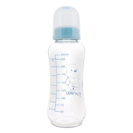 Biberon din sticla 240 ml, Moonlight Blue