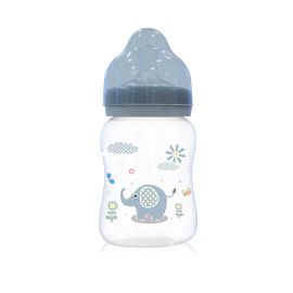 Biberon cu gat larg 250 ml Animalute, Blue