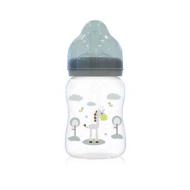 Biberon cu gat larg 250 ml Animalute, Green